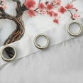 thumbnail image 3 of Manfei Cherry Blossoms Curtains Pack of 2 (52x84), Marble Abstract Curtains for Living Room, Modern Fashion Black Out Curtains, Window Curtains Room Decoration, 3 of 6