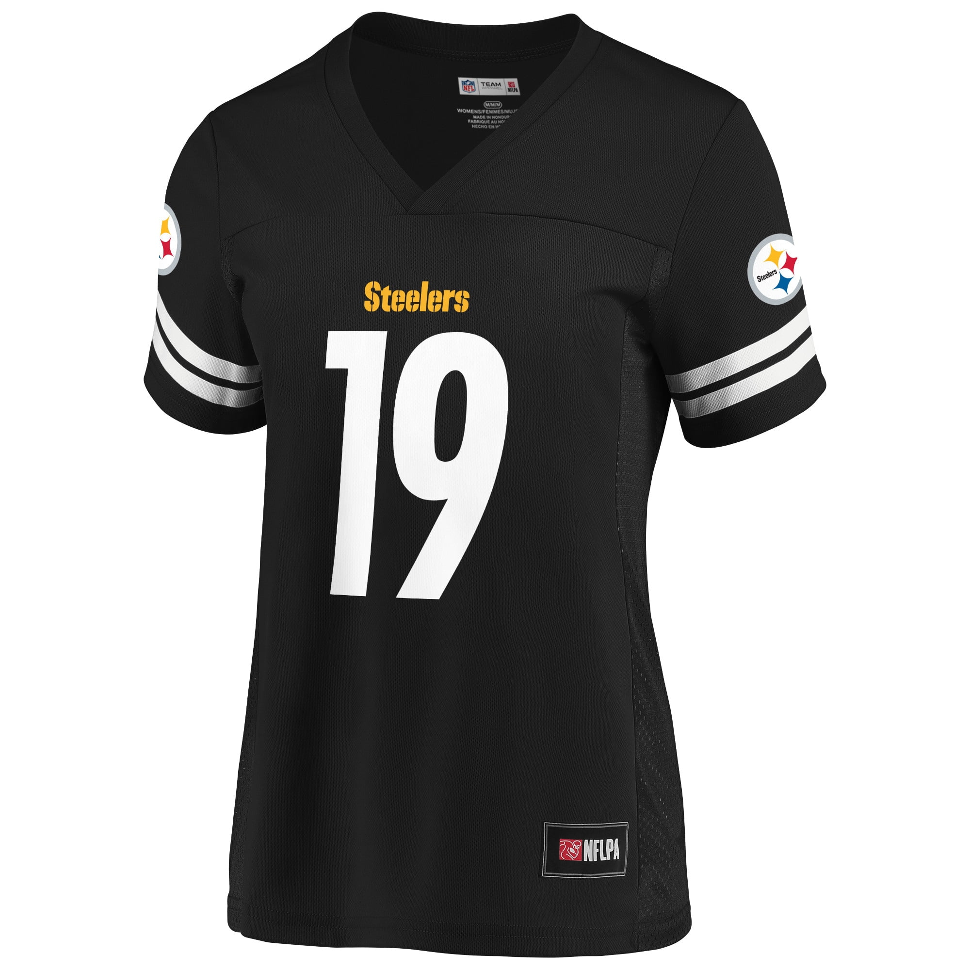 Women s NFL Pro Line by Fanatics Branded JuJu Smith Schuster Black Pittsburgh Steelers Player Jersey Walmart