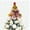 Gold, variant on Large Candy Bows Hat for Christmas Tree Topper,Holiday Christmas Tree Topper Hat with Peppermint Bows Ribbon Decoration,Candy Christmas Decoration
