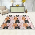 thumbnail image 3 of SKYSONIC Lightweight Soft Area Rugs Cute Colorful Pigs Floor Mat for Kids Playing Room Hardwood Floor Living Room 63x48 inch Nursery Rugs, 3 of 6