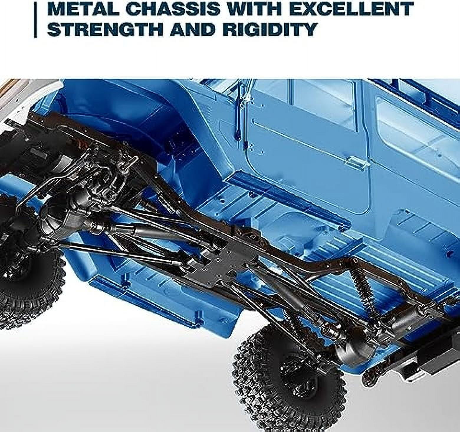 FMS 1/10 FJ40 Toyota Licensed RC Crawler 2.4GHz Off-Road Truck RTR (Blue)