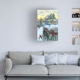 thumbnail image 3 of Ruth Sanderson 'Christmas Mailbox' Canvas Art, 3 of 3