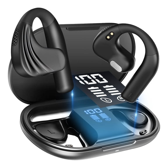LESIRI Wireless Earbuds Bluetooth 5.3 Headphone Skin with Charging Case, for Sports/Workout/Running, New, 1 Count