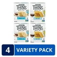 Good Thins Rice & TMA3 Corn Snacks Gluten Free Crackers Variety Pack, 4