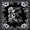 Black White 05, variant on Homewish Skull Skeleton Letter A Twin Sheets,Halloween Gothic Floral Bedding,3 Pieces,1 Fitted Sheet and 1 Pillowcase