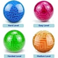 thumbnail image 4 of 3D Maze Ball Maze Puzzle Ball Magic Brain Teasers Games Sphere Educational Puzzle Toys Maze Puzzle Cube Ball for Adults and Students Teens and Hard Challenges Game Lover, 4 of 5