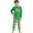1#Green, variant on Valentine's Day Pajamas for Boys Long Sleeve Top Pants Sleepwear Set, Sizes 2-3T