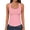 Pink_#06, variant on Sewkxo Womens Square Neck Tanks Tops Ribbed Knitted Sleeveless Tee Shirts Fashion Summer Casual Slim Fit Basic Tanks Tops,Gray M