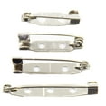 thumbnail image 6 of 100Pcs Practical Alloy Brooch Bar Backs Safety Pins with Holes for Jewellery Findings, 6 of 7