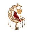 thumbnail image 3 of Lighted Memorial Christmas Tree Topper Collection, Angel, Cardinal & Reindeer Designs with Warm Glow and Crystal-Inspired Accents, for Family，Cardinal Heaven(Cardinal Heaven), 3 of 8