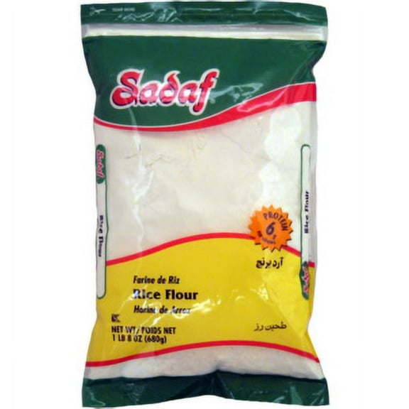 Rice Flour (24oz) [3 units] by Sadaf. (Pack of 12)