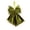 A002- Clear (Bowed Decoration B), variant on Christmas Ornament Olive Green Velvet Bow Christmas Tree Decor Gold Accent Hanging Decor for Indoor Home Mantel Holiday Party 1 Count