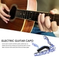 thumbnail image 3 of Electric Guitar Capo, Capo Tone Change Wide Application Metal Pretty Design Durable  For Playing, 3 of 8