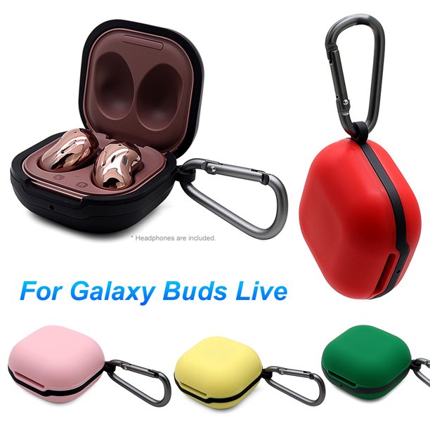 Gwong Electrónica Funda protectora de silicona inalámbrica Bluetooth para auriculares para Galaxy Buds en vivo