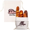 thumbnail image 1 of Bread Bags Compound Linen for Home Bakers 2Pcs 11.8x15.7in, 1 of 8