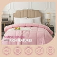 thumbnail image 4 of IGI King Comforter, Pink | All Season Hotel Down Alternative Duvet Insert, Adult, Unisex, 102x90in, 4 of 6