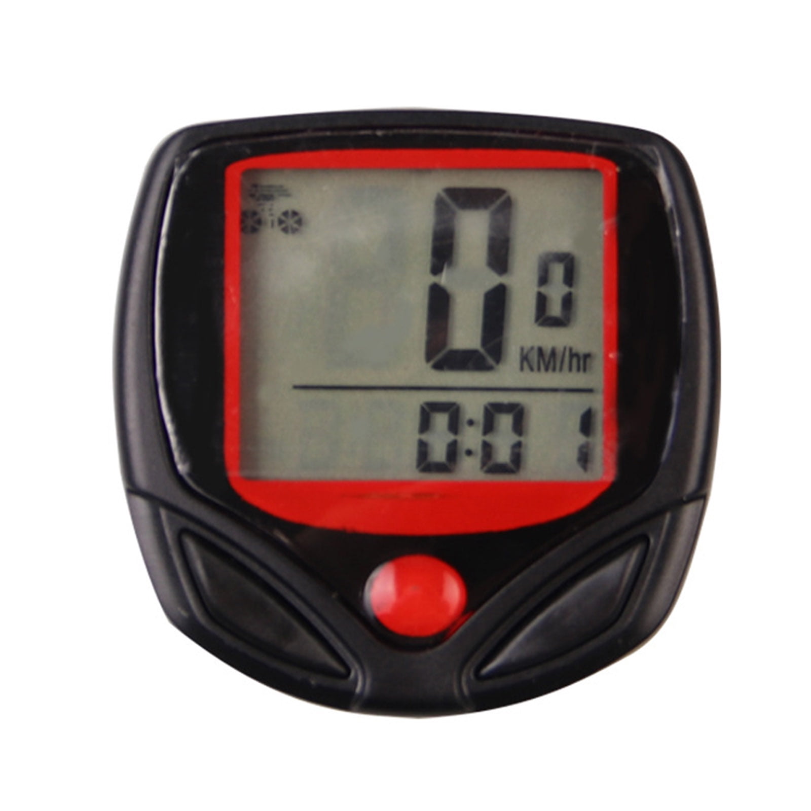 Bicycle Automatic Pulse Speed Indicator Speedometer LCD Backlight Mountain Bike 