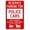 Warning Sign 2, variant on Reserved Parking for Senior Adults Sign 8"x12" - Security Metal Wall Decor for Church Lot, Retail Parking, Senior Center, Yard Street Road Home Caution