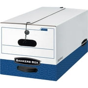 Bankers Box Liberty 24" Letter File Storage Boxes - Internal Dimensions: 12" Width x 24" Depth x 10" Height - External Dimensions: 12.3" Width x 24.1" Depth x 10.8" Height - Media Size Supported:...