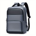 thumbnail image 5 of Men's Large Capacity Backpack, Suitable For 15.6in Computer With USB Charging Port And Luggage Strap, Fashion Travel Backpack, 5 of 5