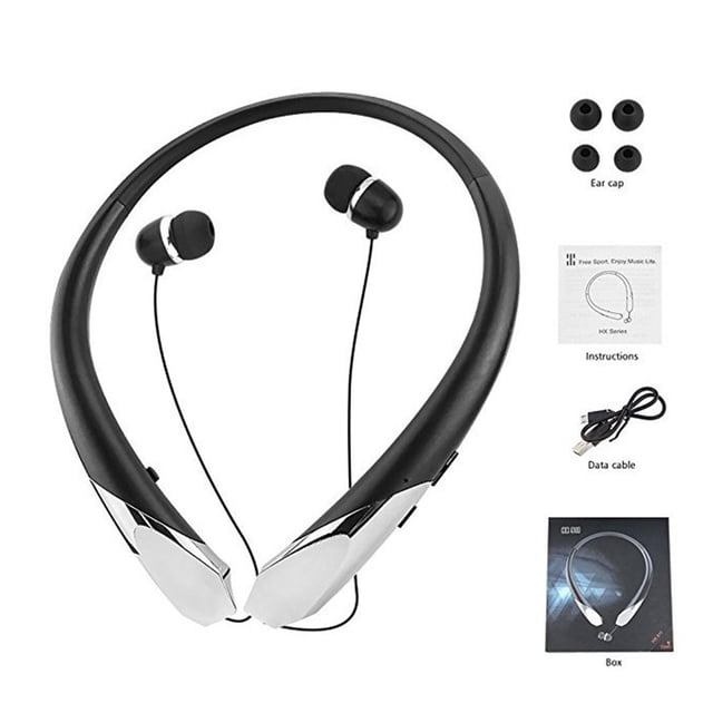 Auriculares Estéreo Retráctiles Bluetooth 5.0 Sin Manos Alrededor del Cuello perfke