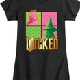 thumbnail image 3 of Wicked - Glinda and Elphaba Logo - Girls Toddler and Youth Fitted Short Sleeve Graphic Tee, 3 of 5