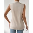 thumbnail image 5 of MORTTIC Women's Sleeveless Vest Blazer, Casual Open Front Work Office Top, XL, 5 of 6