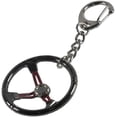 thumbnail image 1 of LAICAIW Sparco Style Steering Wheel Metal Keychain, Muscle Car Steering Wheel, One Size, 1 of 2