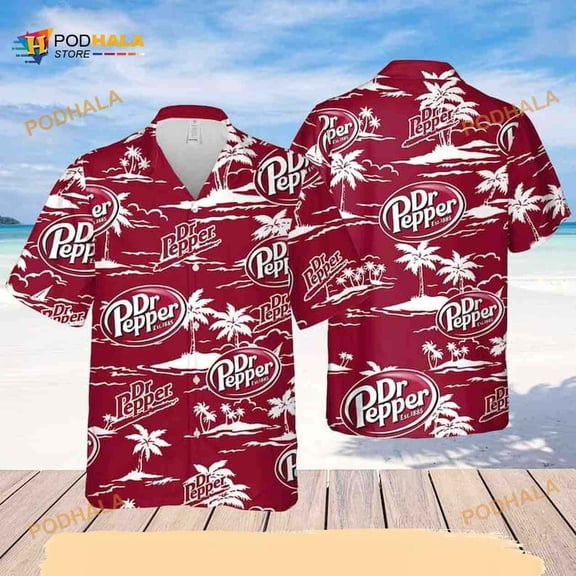 Dr.Pepper Beer Funny Hawaiian Shirt, Gift For Someone Who Loves The Beach