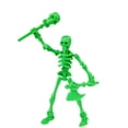 thumbnail image 6 of Halloween Skeleton, Poseable Skeleton Model, Flexible Skeleton Toys, Miniature Skeleton Model, Desk Skeleton Decor, 5.3 in × 1.5 in Multi-Joint Adjustable Creative Display, 6 of 6