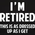 thumbnail image 3 of CafePress - I'm RETIRED Dark T Shirt - Men's Classic Graphic Cotton T-Shirt, 3 of 4