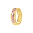 thumbnail image 3 of Diamond Princess 14kt Two-tone Rose Gold Mens Round Diamond Wedding Band Ring 1/5 Cttw, 3 of 4