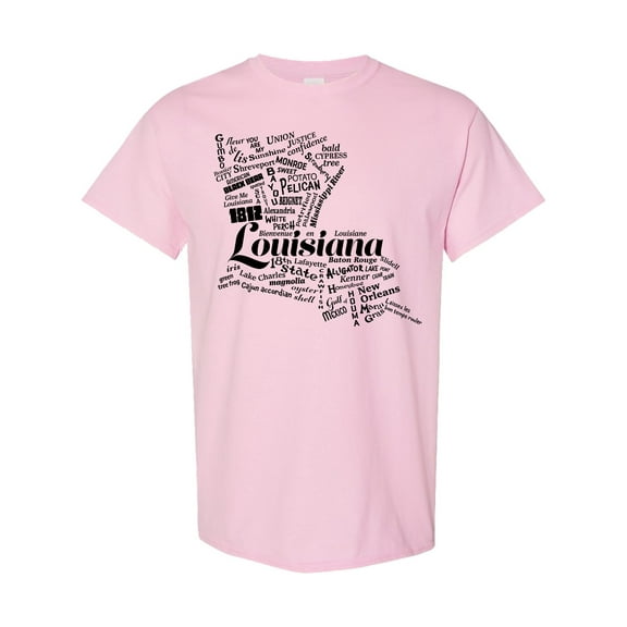 Inktastic Louisiana Word Salad T-Shirt
