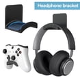 thumbnail image 6 of Yucurem Headphone Stand Adhesive Wall Mount Holder for Gaming Earphone Bracket (Black), 6 of 10