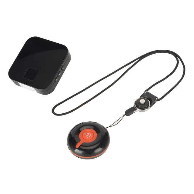 Sistema de Llamada inteligente Bling Bling 1 transmisor 1 receptor inalámbrico Con botón de Llamada SOS y luz LED