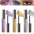 thumbnail image 1 of Exquisite3 Colours Glitter Mascara Eye Shadow Extension Curling Volume Mascara, Sparkling Silver/Gold/Purple Diamond Mascara, Waterproof Eyelashes, 1 of 5