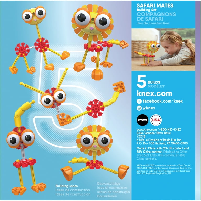Kid K'NEX Safari Mates Building Set - Walmart.com