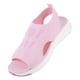thumbnail image 4 of Sandalias planas de malla con punta abierta y antideslizante para mujer Zapatillas deportivas de malla antideslizantes con punta abierta (rosa 38), 4 of 9