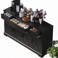thumbnail image 3 of innovative Farmhouse Coffee Bar Cabinet - Ample Storage, Minimal Space, 3 of 26