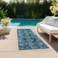 thumbnail image 5 of Addison Rugs Chantille Indoor/Outdoor Traditional Oriental Blue Washable Runner Rug, 2'3" x 7'6", 5 of 5