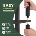 thumbnail image 5 of Furinno Simplistic End Table, Set of Two, Espresso/Black, 5 of 10
