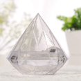thumbnail image 3 of 36 Piezas Caja de Dulces con Forma de Diamante Transparente Cajas de Regalo de Boda Caja de Fiesta Contenedor de Plástico Transparente Decoración del Hogar Regalo, 3 of 9