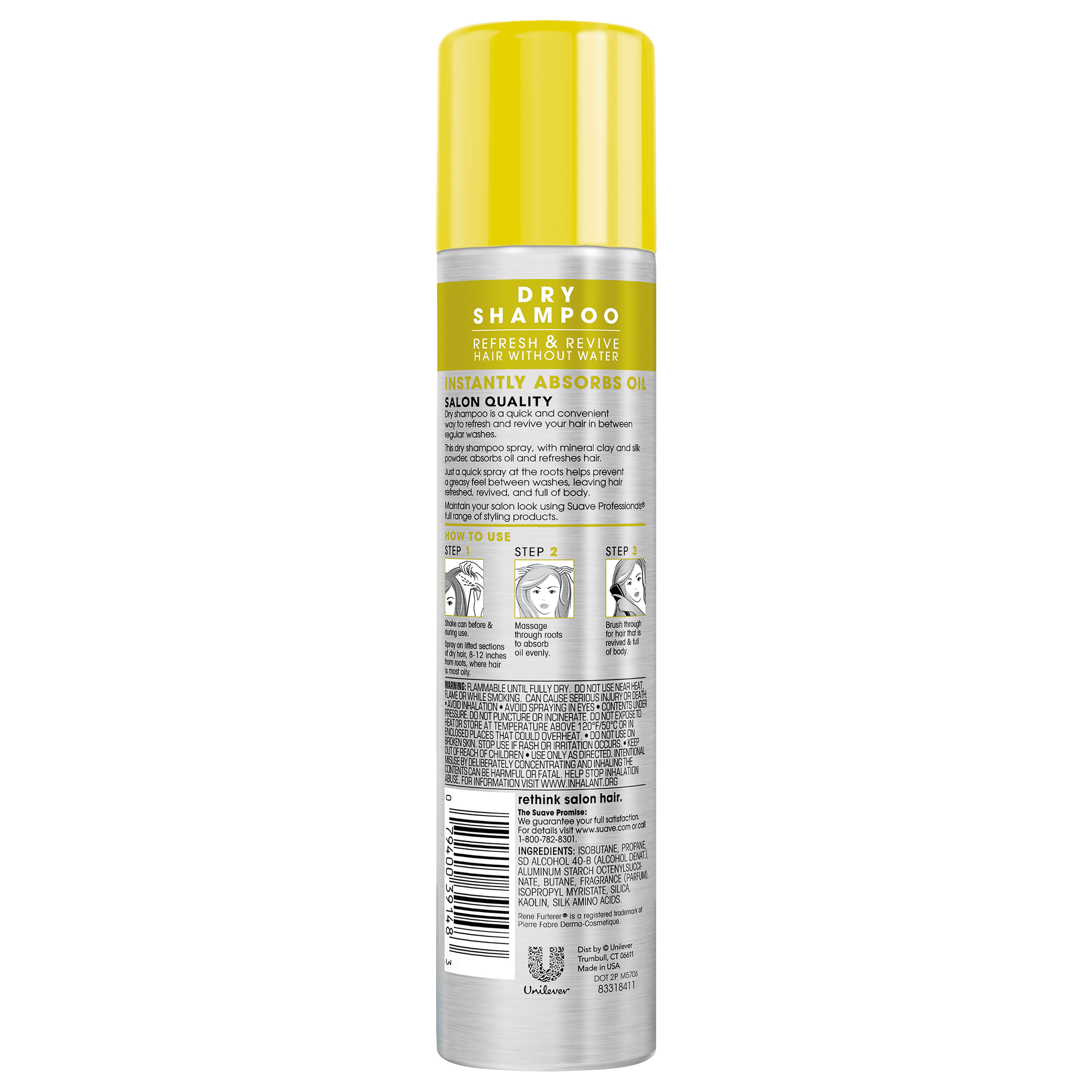 Suave Professionals Refresh & Revive Dry Shampoo, 4.3 oz photo 2