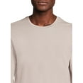 thumbnail image 4 of Athletic Works Men's and Big Men's Active Long Sleeve Soft Blend Tee, Sizes up to 5XL, 4 of 5