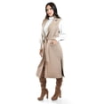 thumbnail image 1 of Chaleco largo con textura Roman Fashion /Juvenil, 2056 (Cafe) cafe M, 1 of 6