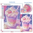 thumbnail image 4 of Kit de punto de cruz de pintura de diamantes de dibujos animados 5d, bordado de mosaico de diamantes de helado de gato, adecuado para niños, regalo DIY, decoración del hogar, 4 of 4