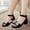 Black, variant on Liyamei Children Shoes Thick High Heel Sandals Fashionable Diamond Bow Small High Heel Princess Sandals Girls Dress Sandals Size Black 3.5-4 Years