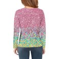 thumbnail image 3 of Tiijoy Little Girls Sequin Print Long Sleeve T-Shirt Crew Neck Fashion Pullover T Shirt, 3 of 3