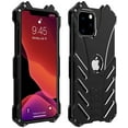 thumbnail image 2 of Compatible avec iPhone 12 Mini Étui Armure en Métal Protection Robuste Défenseur Étui Protectrice Robuste Acier Inoxydable Anti-Rayures Antichoc Antichoc Alliage d'Aluminium 5.4 Pouces, 2 of 7