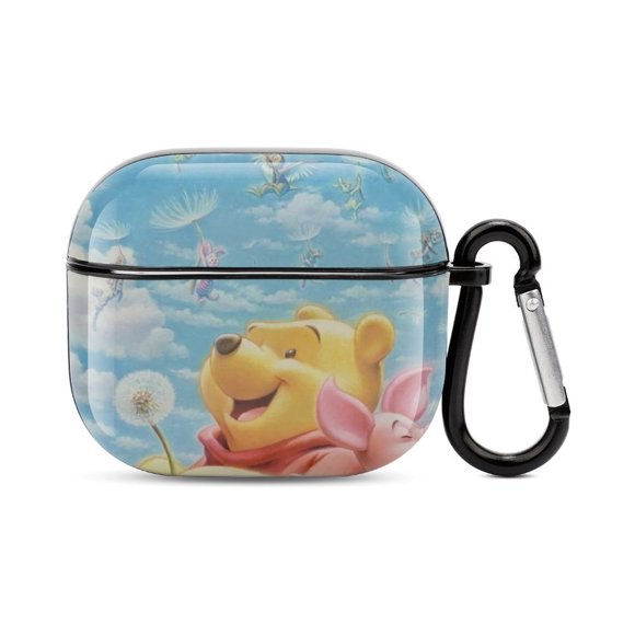 Winnie The Pooh Case for AirPods 3, AirPod 3 Case for Women, AirPods 3rd Generation Case, Support Wireless Charging